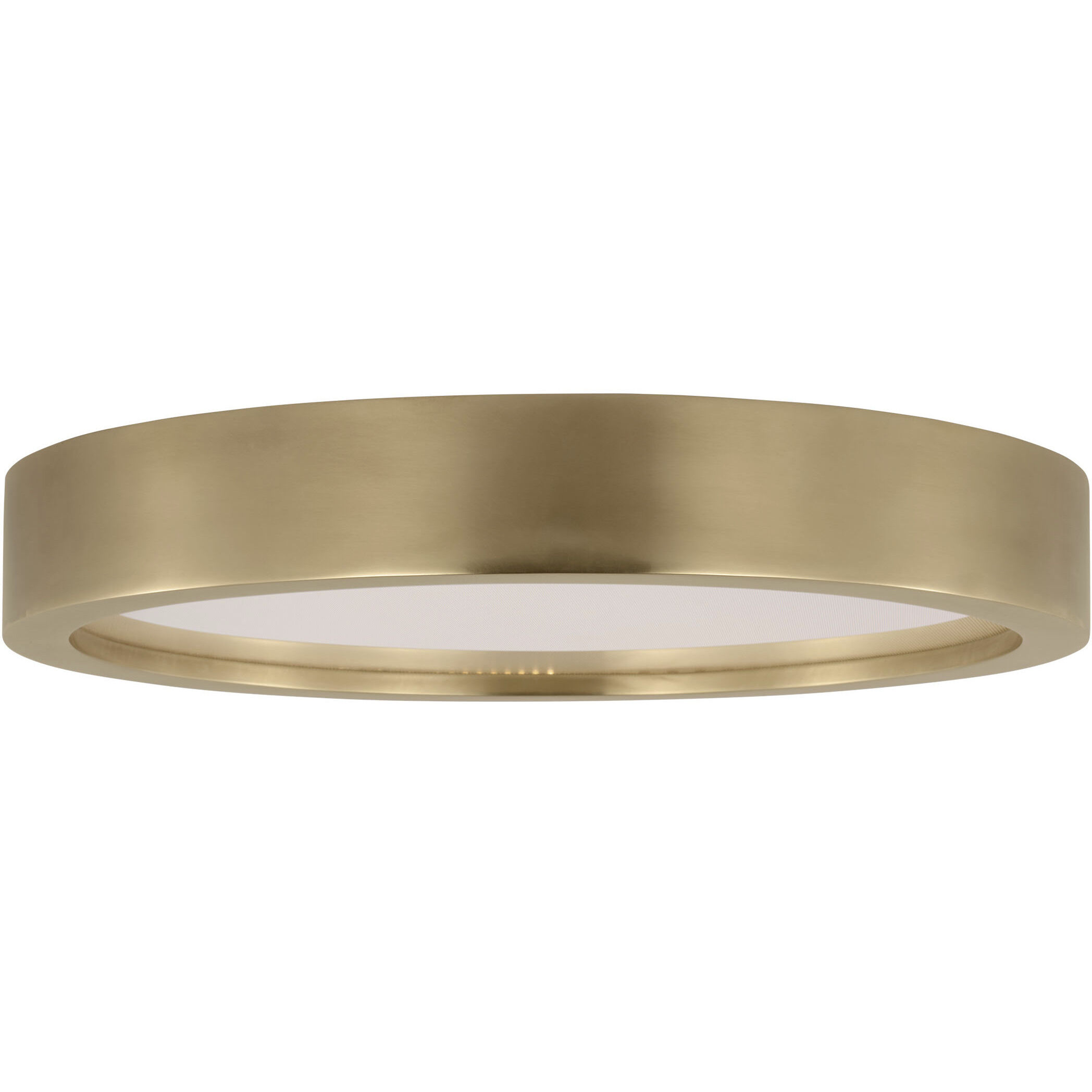 Kelly Wearstler Cerne LED 13 inch Natural Brass Flush Mount Ceiling Light in 120V