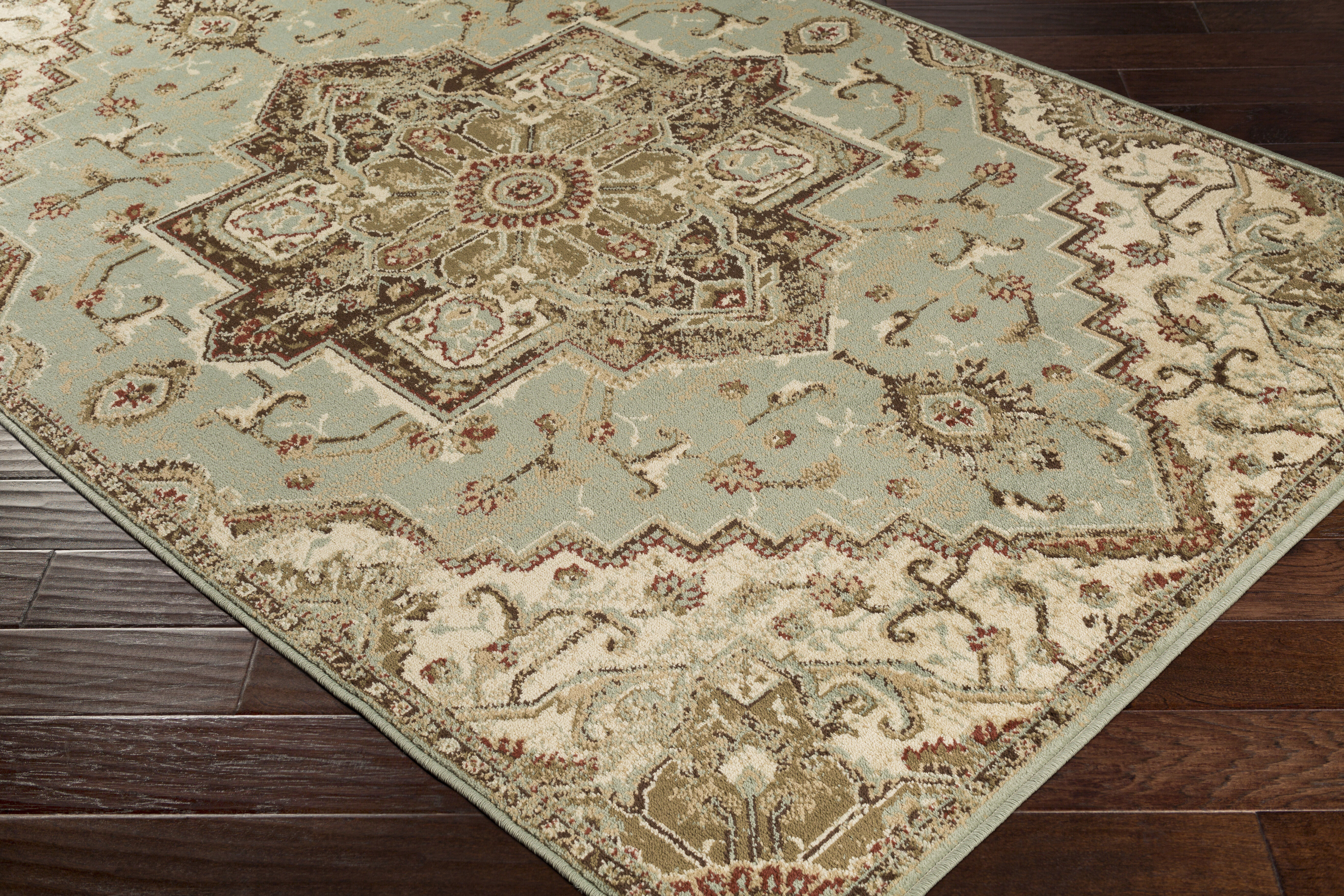 Adora 35 X 22 inch Sage Rug, Rectangle