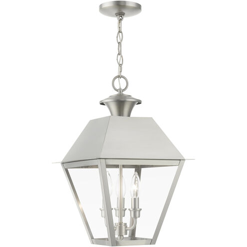 Wentworth 3 Light 12.00 inch Outdoor Pendant/Chandelier