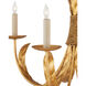 Bette 6 Light 33 inch Grecian Gold Leaf Chandelier Ceiling Light, Bunny Williams Collection
