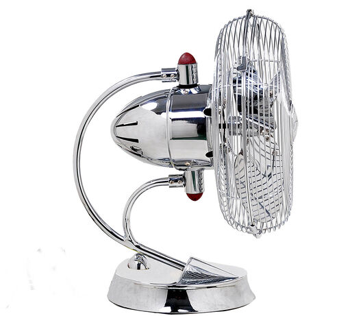 Cinni Polished Chrome 18 inch Portable Fan, Atlas