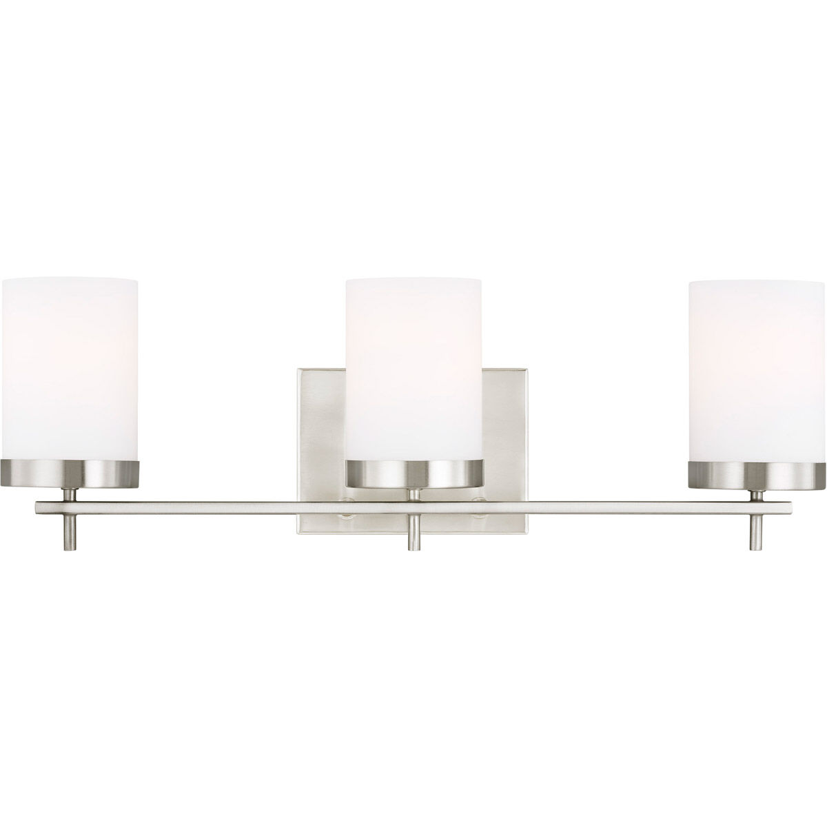 Reading 3 Light 24 inch Brushed Nickel Bath Vanity Wall Light