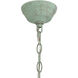 Laurent 9 Light 24 inch Antique Ivory Pendant Ceiling Light