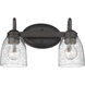 Parrish Vanity Wall Light in Rubbed Bronze