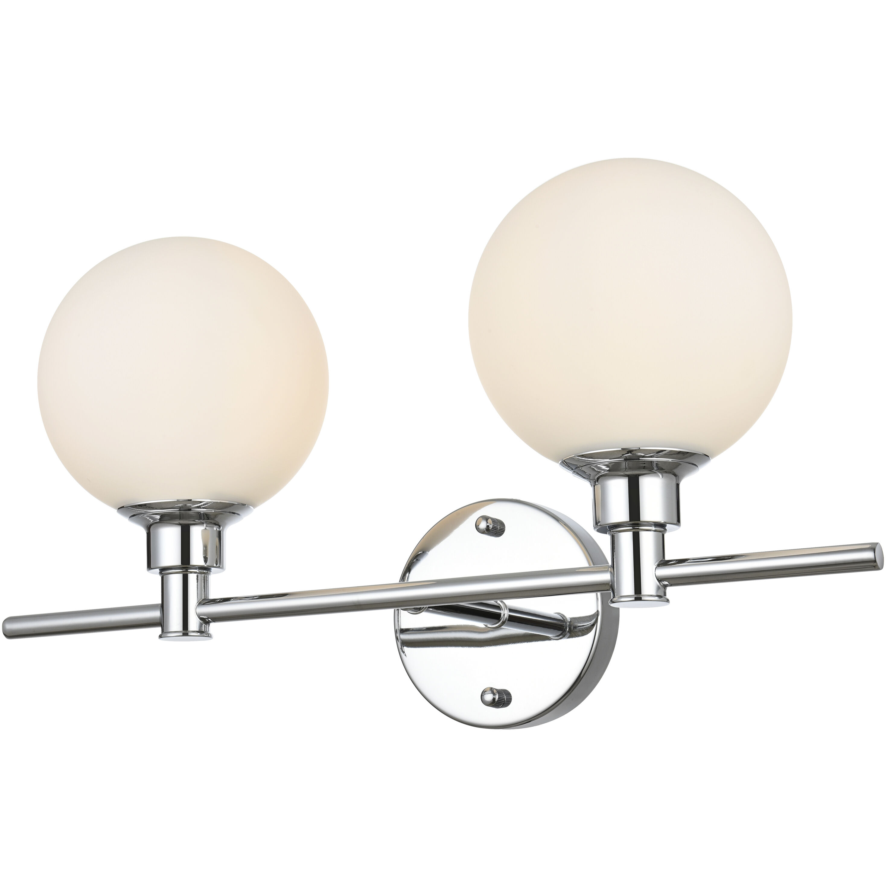 Cordelia 2 Light 19 inch Chrome Bath Sconce Wall Light