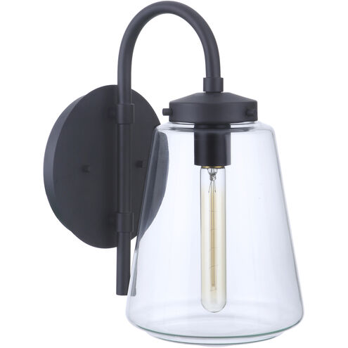 Laclede 1 Light 15 inch Midnight Outdoor Wall Mount, Medium