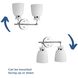 Lexie 2 Light 14 inch Polished Chrome Bathroom Vanity Light Wall Light