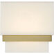 Arzon LED 3.75 inch Soft Brass Wall Sconce Wall Light