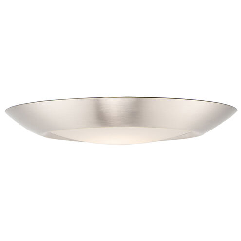 Diverse LED 7.5 inch Satin Nickel Flush Mount Ceiling Light