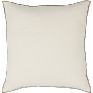 Merrow 18 X 18 inch Beige/Taupe Accent Pillow