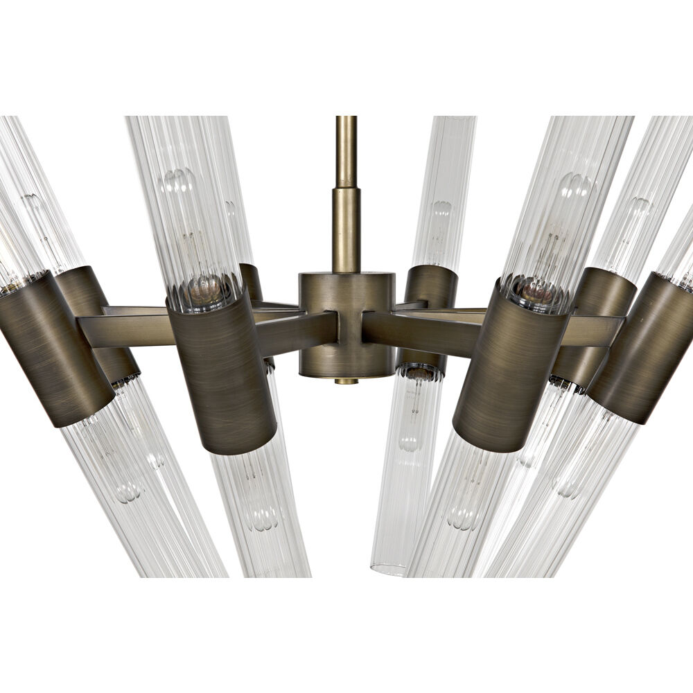 Moira 16 Light 16 inch Aged Brass Chandelier Ceiling Light