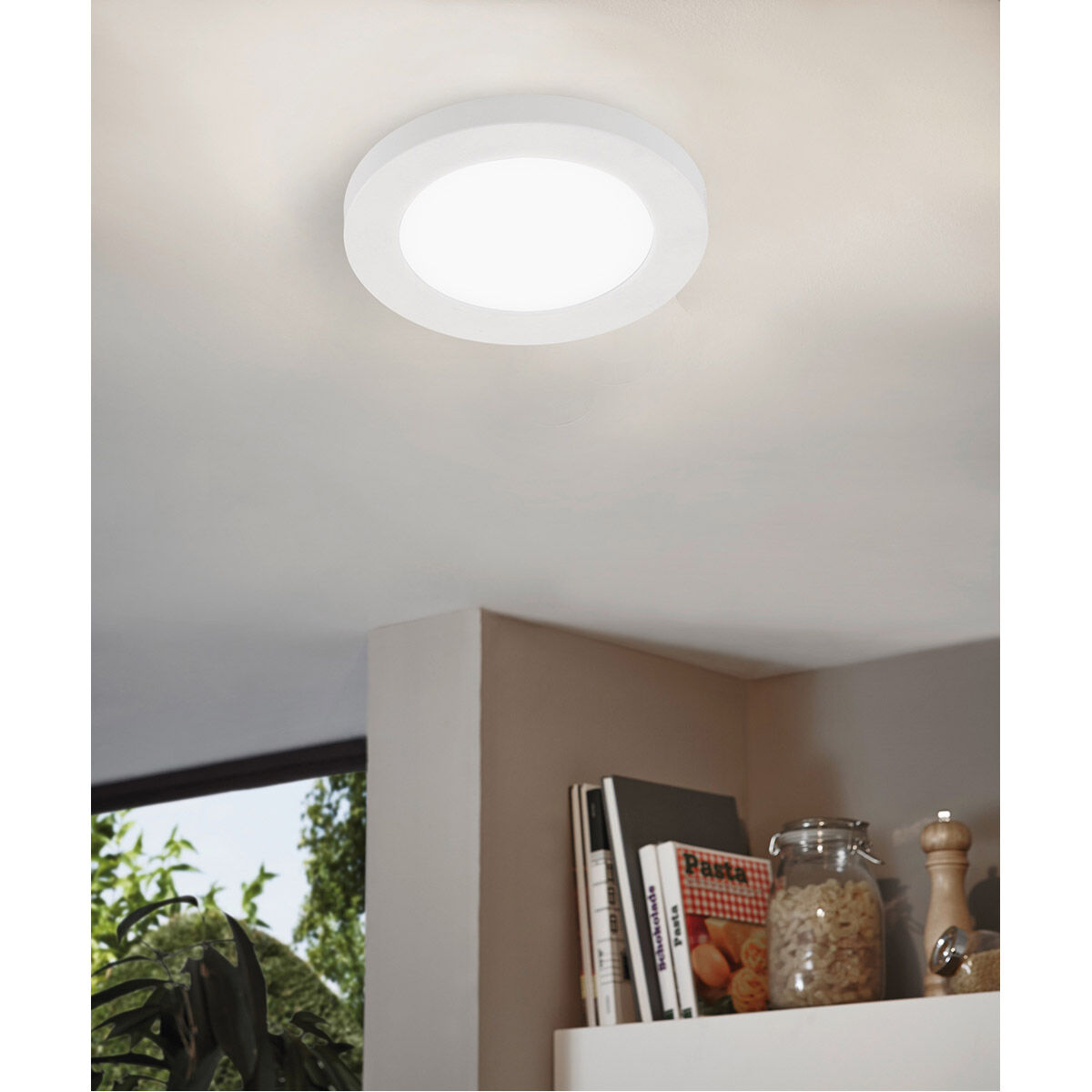 Trago 5 LED 5.31 inch White Flush Mount Ceiling Light, Wall Mountable