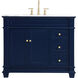 Wesley 42 X 22 X 35 inch Blue Vanity Sink Set