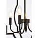 Sandara 4 Light 21 inch Black Pendant Ceiling Light