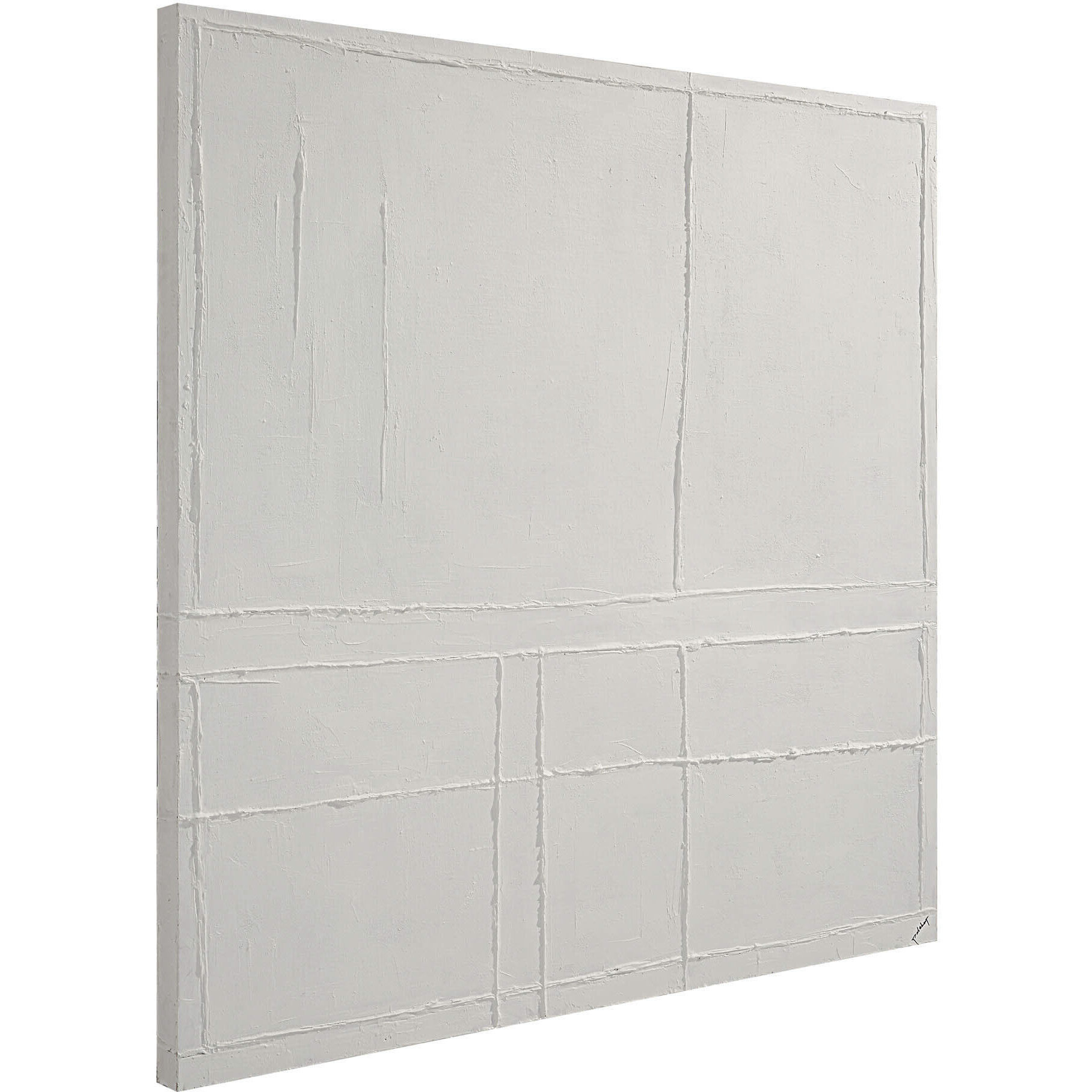 Medea Matte White Wall Art