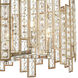 Equilibrium 5 Light 19 inch Matte Gold with Polished Chrome Chandelier Ceiling Light