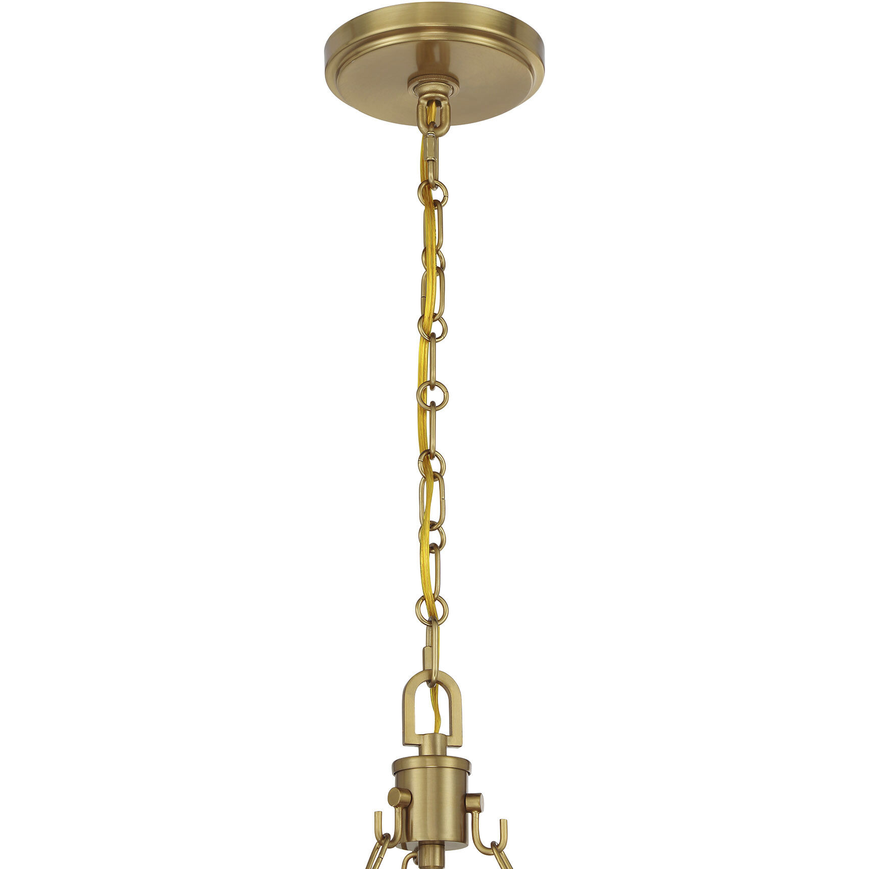 Catalan 4 Light 16 inch Warm Brass Pendant Ceiling Light