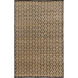 Ludlow 108 X 72 inch Black and Yellow Area Rug, Viscose