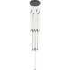 Motif LED 12.75 inch Black Multi Pendant Ceiling Light