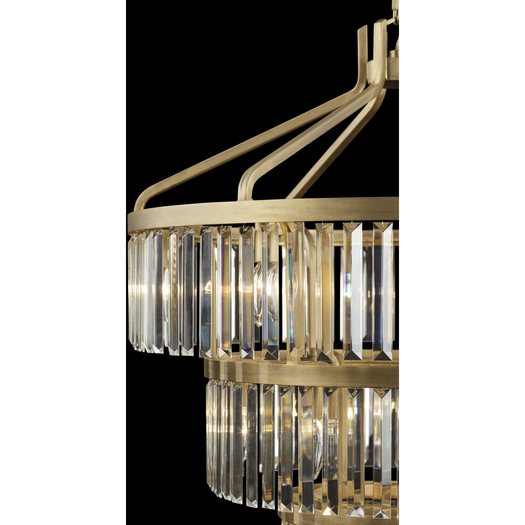 Social Club 15 Light 28 inch Havana Gold Pendant Ceiling Light