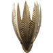 Zanara 1 Light 7.75 inch Brass Kisser Wall Sconce Wall Light