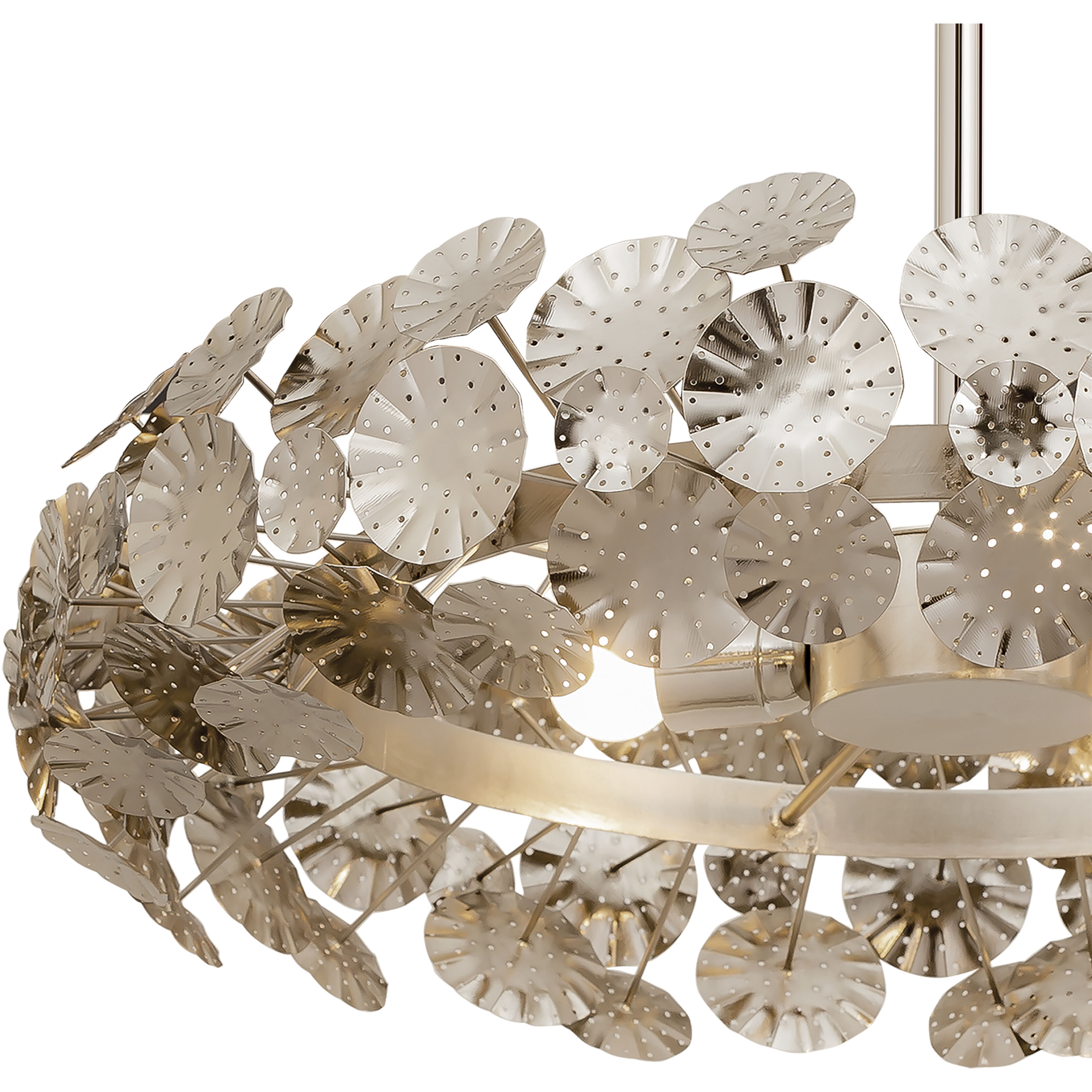 Camora 3 Light 26 inch Nickel Chandelier Ceiling Light
