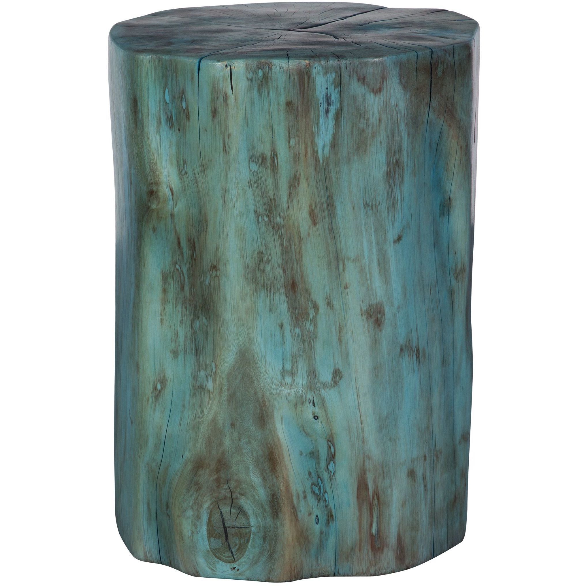 Habitat 20 inch Rich Blue-Green Stain Accent Stool