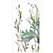 Underwater Living Blue and White and Turquoise and Green Framed Art