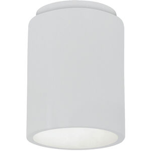 Radiance LED 6.5 inch Gloss White Flush Mount Ceiling Light in 1000 Lm LED, Gloss White/Gloss White