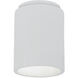 Radiance LED 6.5 inch Gloss White Flush Mount Ceiling Light in 1000 Lm LED, Gloss White/Gloss White