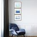 Waterside Collection Blue Framed Art