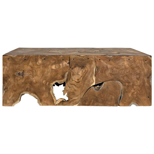 Vert 47.5 X 31.5 inch Clear Coat Flat Coffee Table