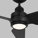 Ruhlmann 52 inch Midnight Black Indoor/Outdoor Smart Ceiling Fan