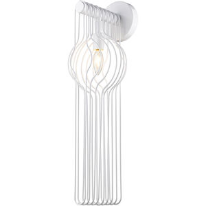 Contour 1 Light 8 inch White Wall Sconce Wall Light