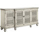 Whitney 68 X 18 inch Aged Cream with Antique Mirror Credenza