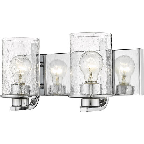 Beckett 2 Light 16 inch Chrome Vanity Wall Light