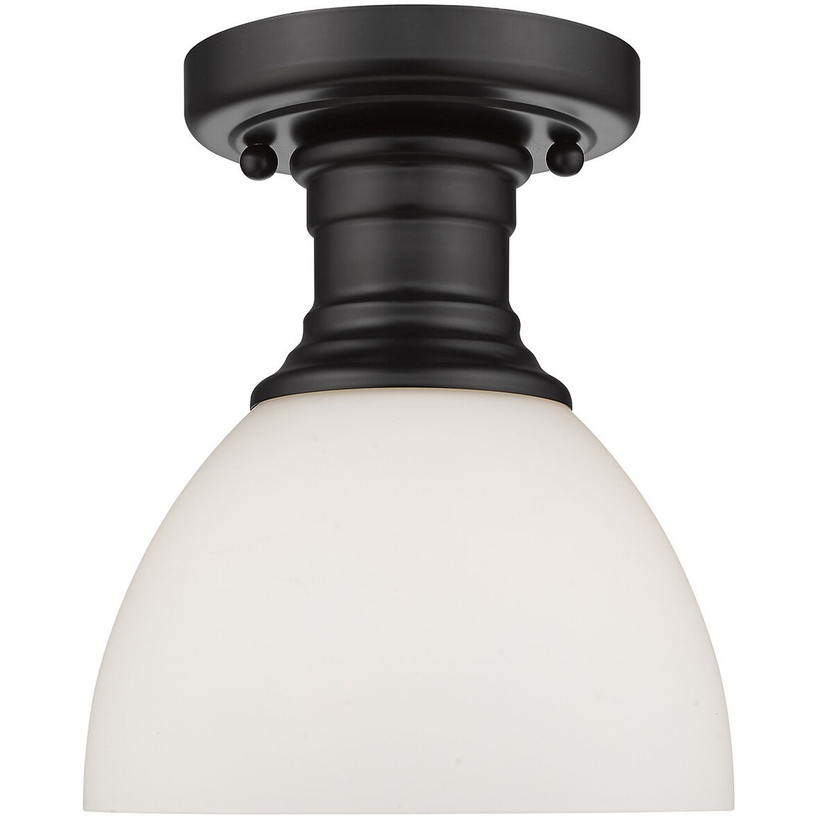 Yep Hines 1 Light 6.88 inch Rubbed Bronze Semi-Flush Mount Ceiling Light in Seeded Glass