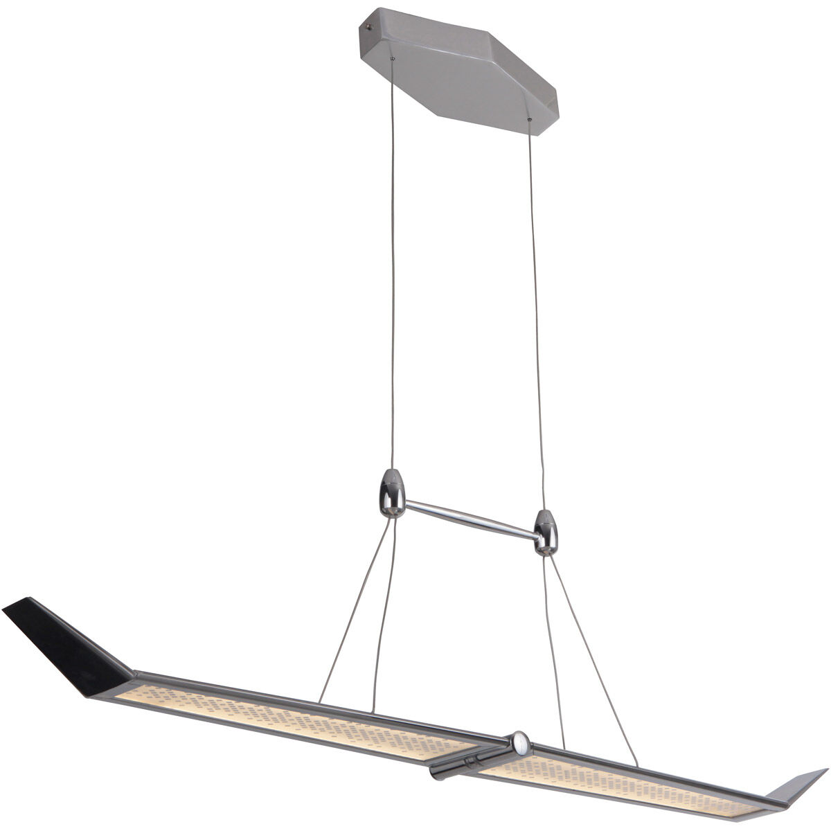 Jetstream LED 5 inch Chrome Chandelier Ceiling Light, Medium