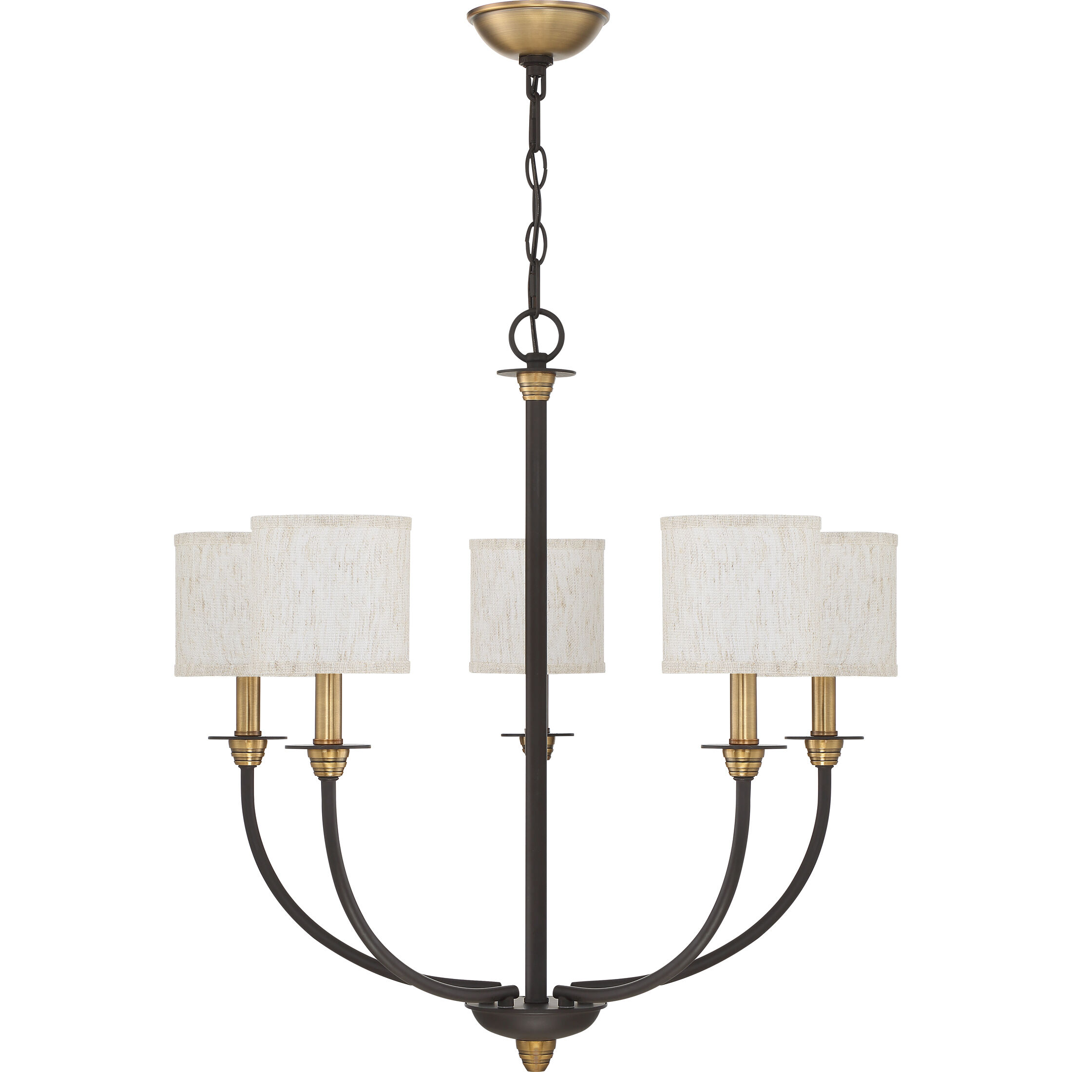 Audley 5 Light 26 inch Old Bronze Chandelier Ceiling Light