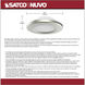 ColorQuick LED 5 inch Brushed Nickel Close-to-Ceiling Ceiling Light, Edge Lit