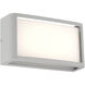 Malibu LED 5 inch Satin Outdoor Wall Sconce