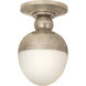 Thomas O'Brien Clark 1 Light 7.5 inch Antique Nickel Flush Mount Ceiling Light