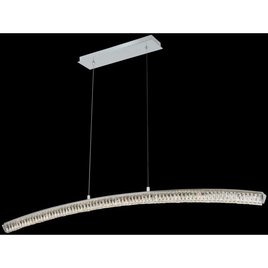 Aries Island Light Ceiling Light in Chrome