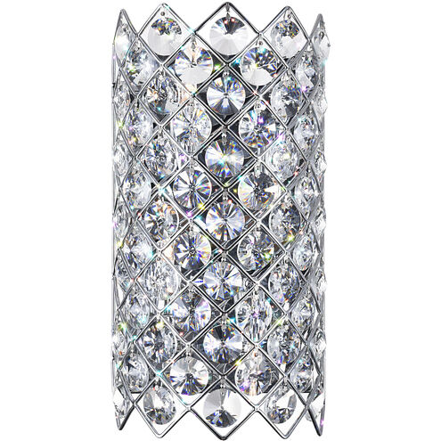Chique 4 Light 7 inch Chrome Wall Light
