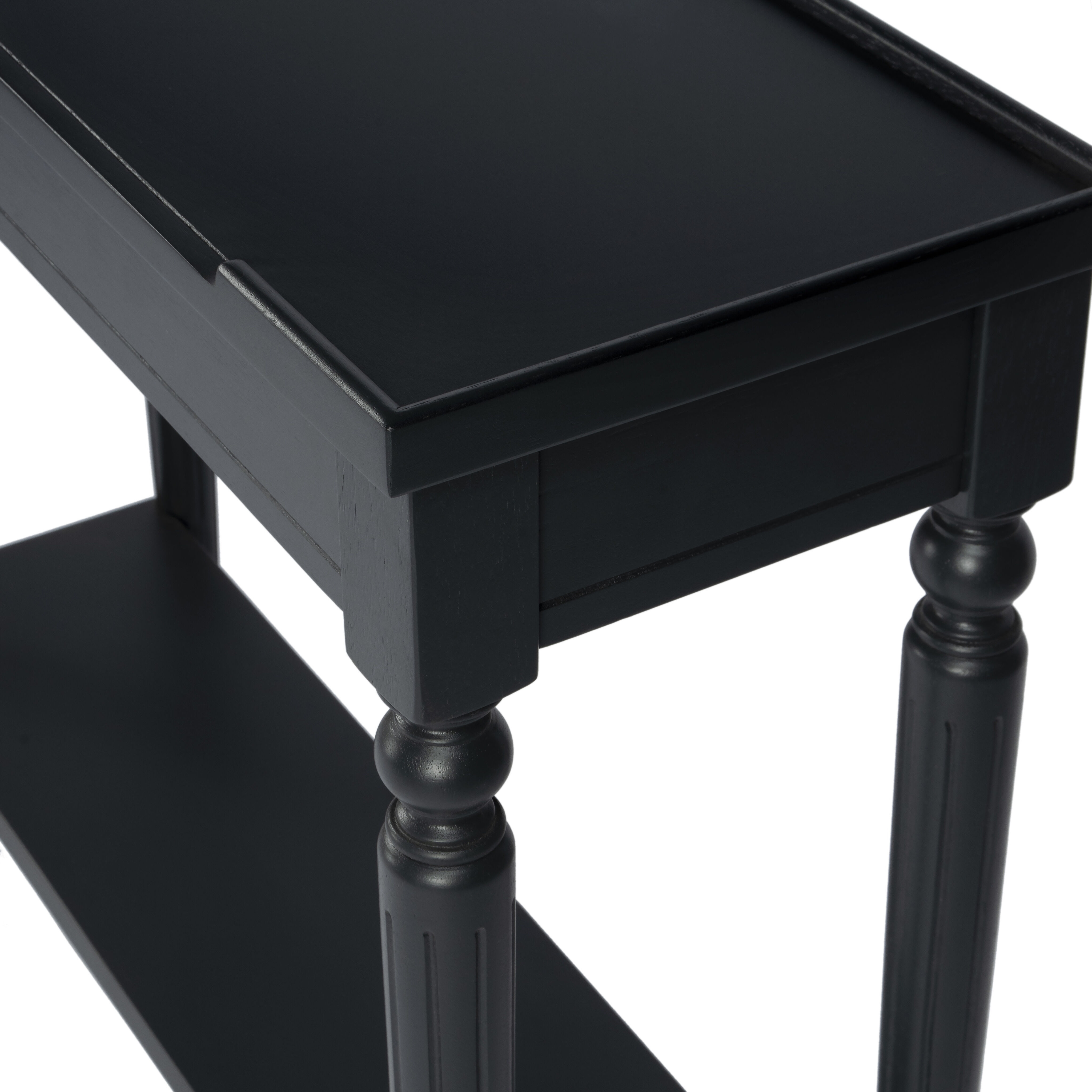 Masterpiece Aubrey  29 X 11 inch Plum Black Console/Sofa Table