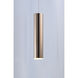 Flute LED 2.5 inch Rose Gold Mini Pendant Ceiling Light