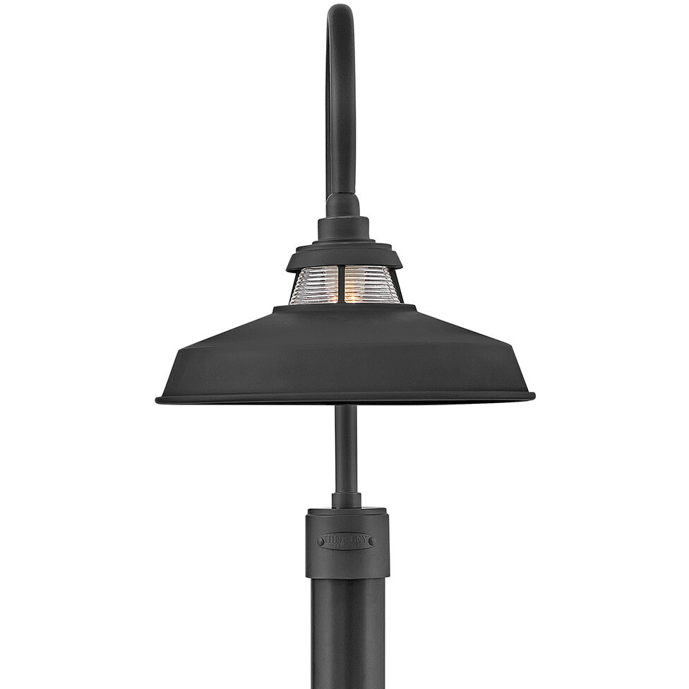 Troyer 1 Light 22.25 inch Black Outdoor Post Mount