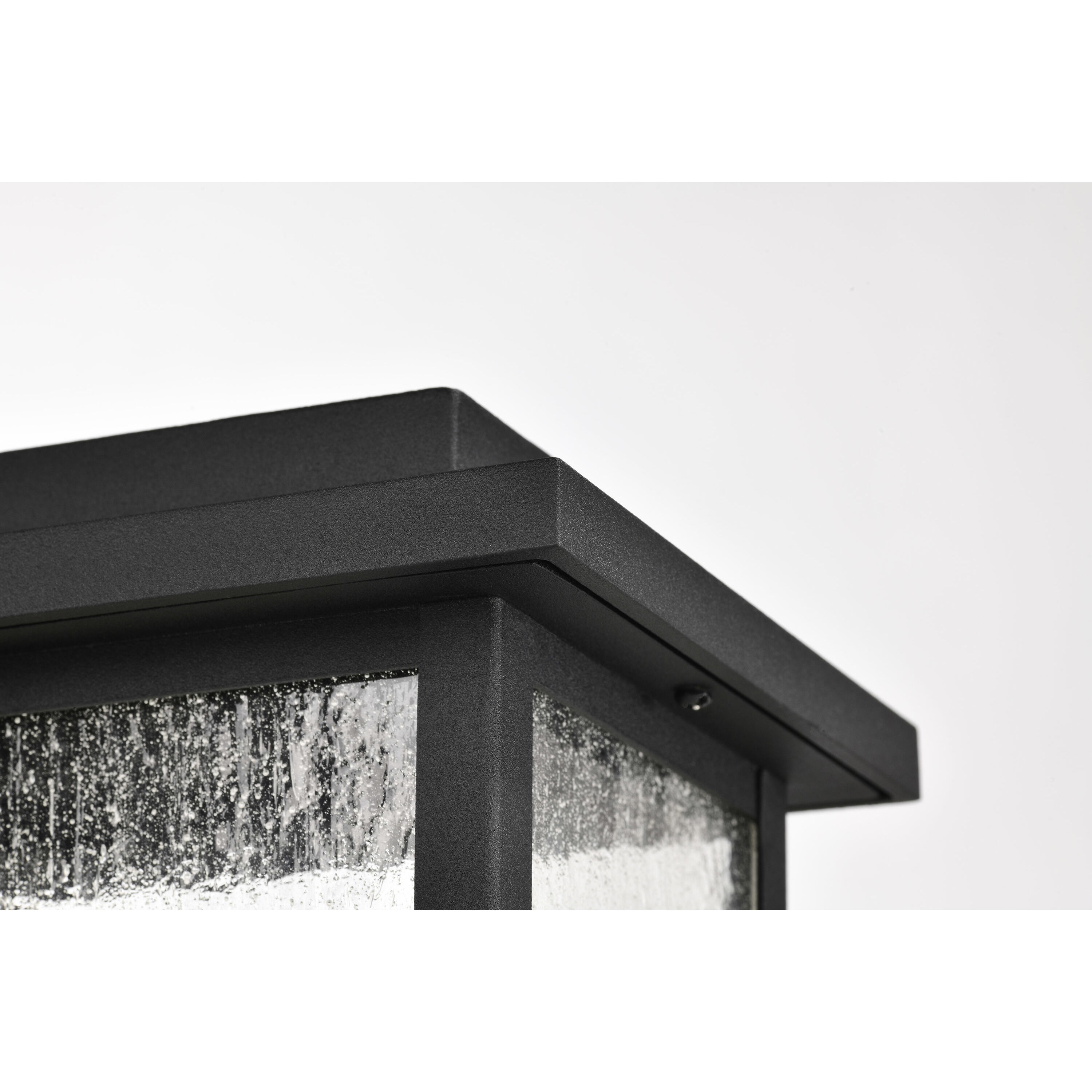 Sullivan 17 inch Matte Black Post Lantern