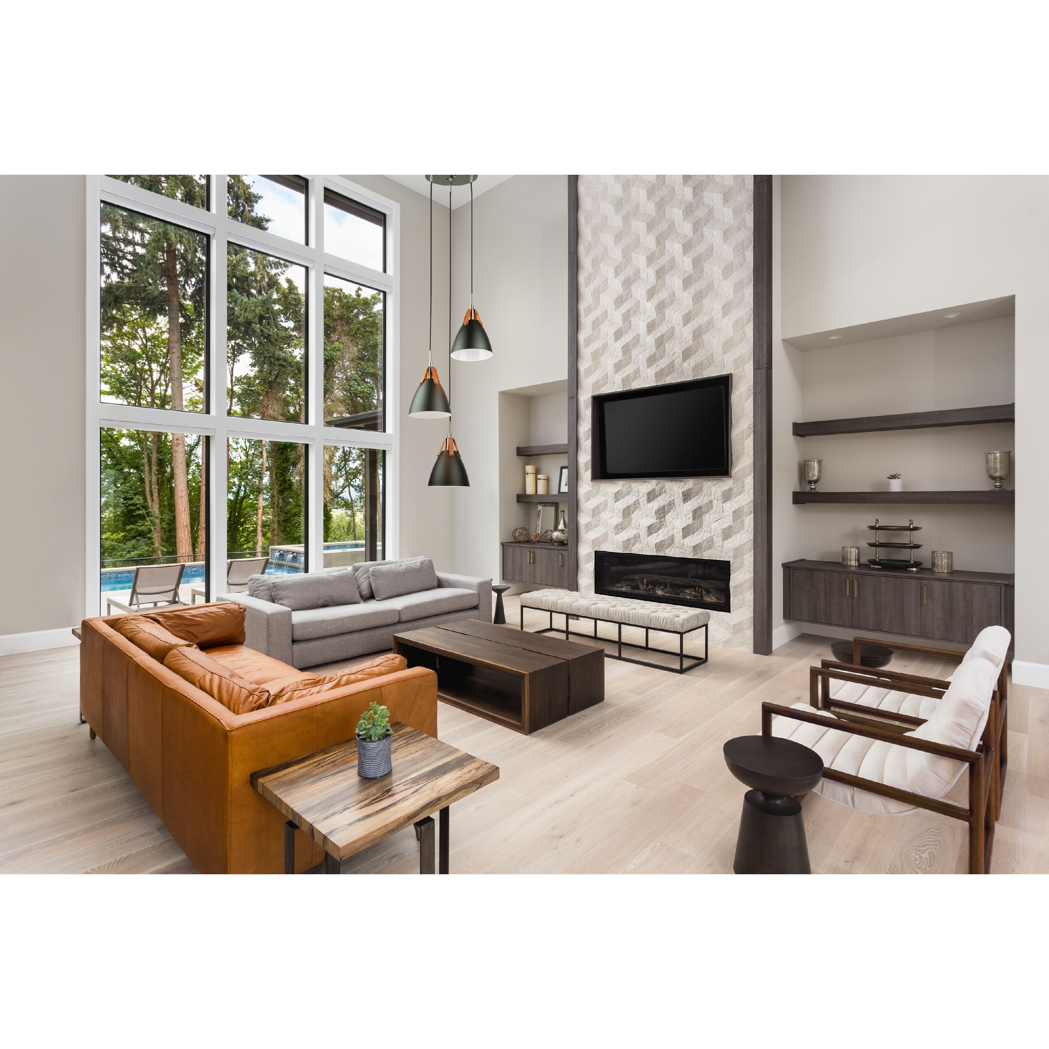 Tote LED 17 inch Black Pendant Ceiling Light