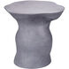 Sculpt 17.75 X 16 inch Steel Grey Side Table